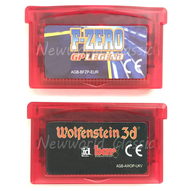 F Zero: GP Legend Wolfenstein 3D для 32 бит картриджей видеоигр консольная карта ручной плеер