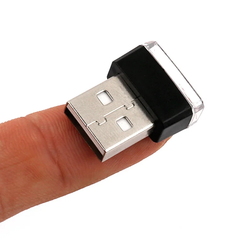 USB светодиодный ночной Светильник для внутреннего освещения автомобиля нижняя