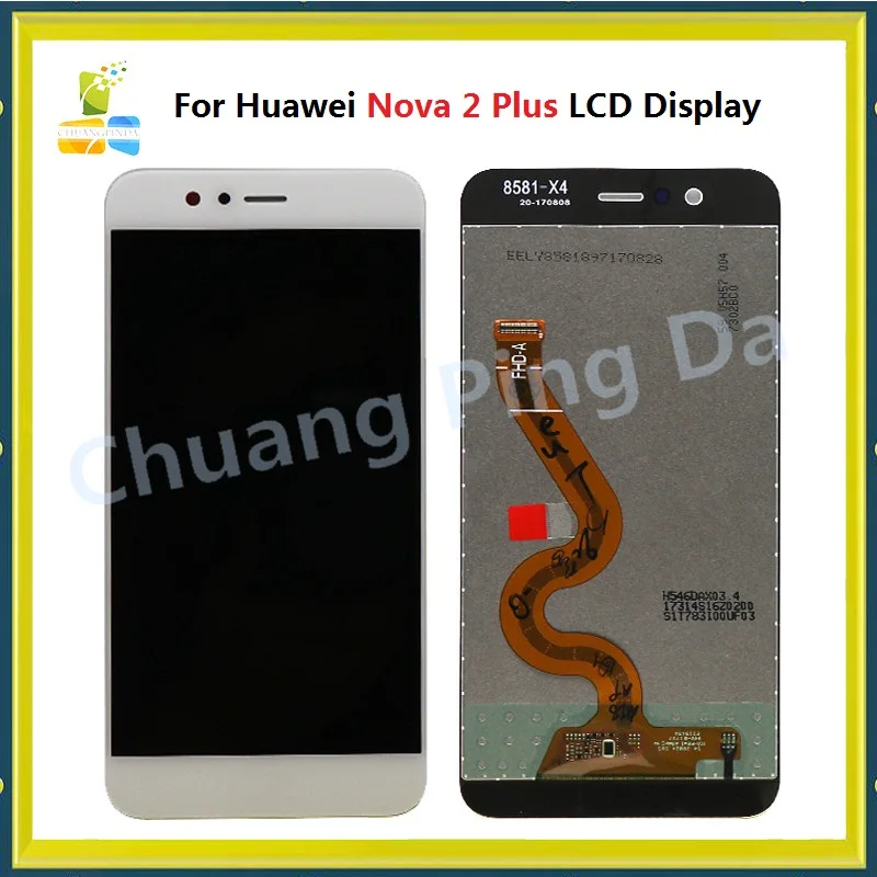 Для BAC AL00 Huawei Nova 2 Plus ЖК дисплей сенсорный экран дигитайзер для сборки запасные