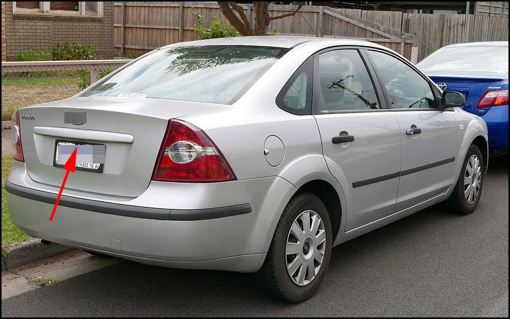 AUTONET HD камера заднего вида ночного видения для Ford Focus MK2 4D sedan 2004~ 2011 CCD/камера или Кронштейн номерного знака