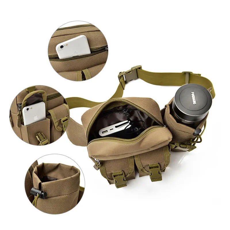 Уличная тактическая военная сумка водонепроницаемая нейлоновая через плечо с