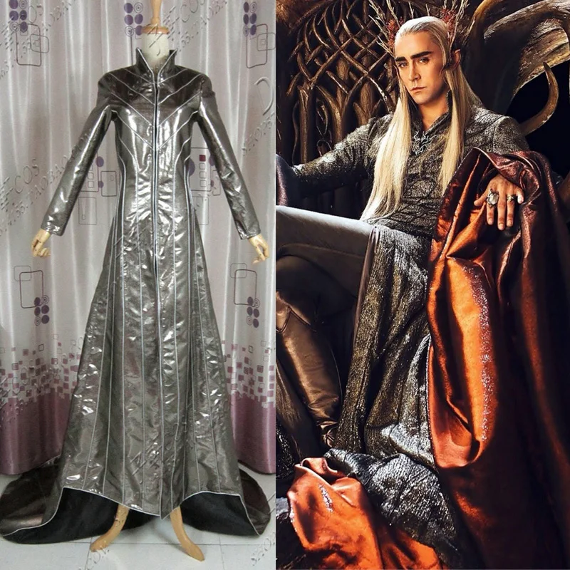 Длинный костюм для косплея Smaug Thranduil 2018|desolation of smaug|hobbit costumehobbit cosplay |