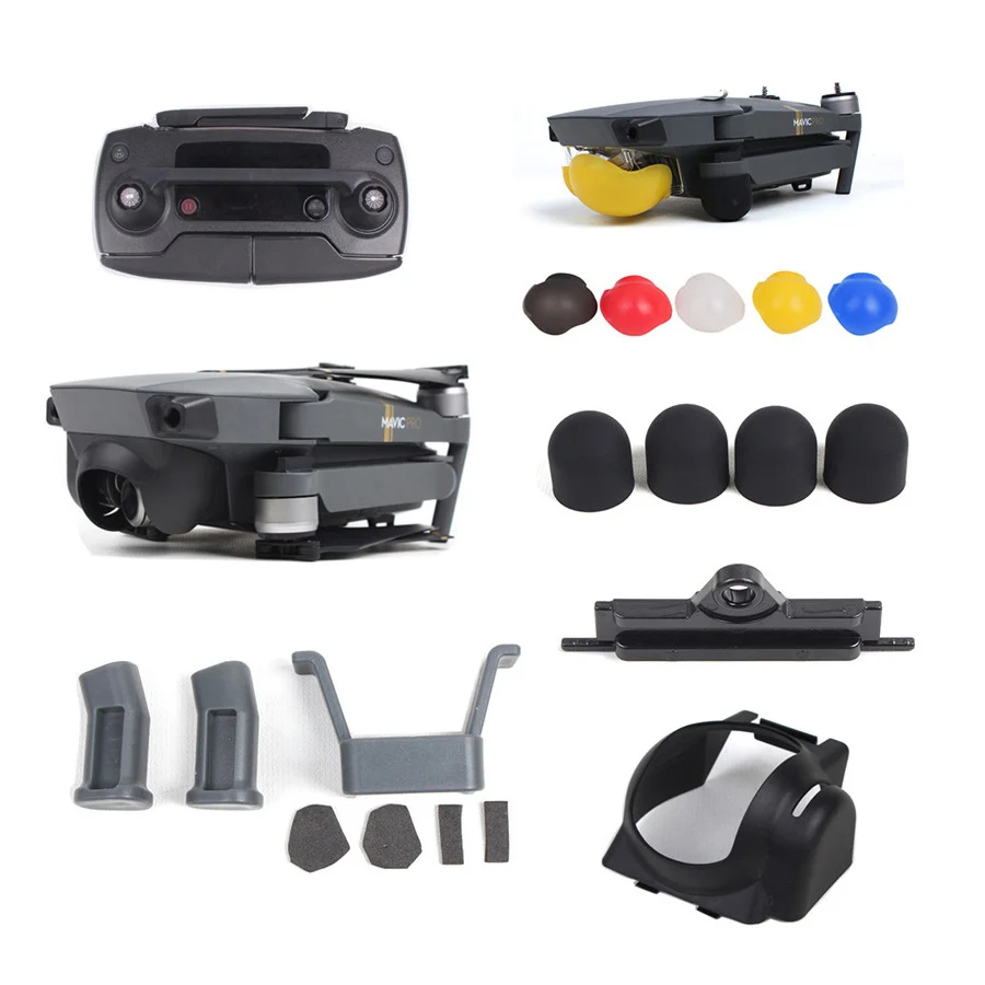 DJI Mavic Pro Платиновые аксессуары Дрон Combo защита двигателя чехол экшн-камера