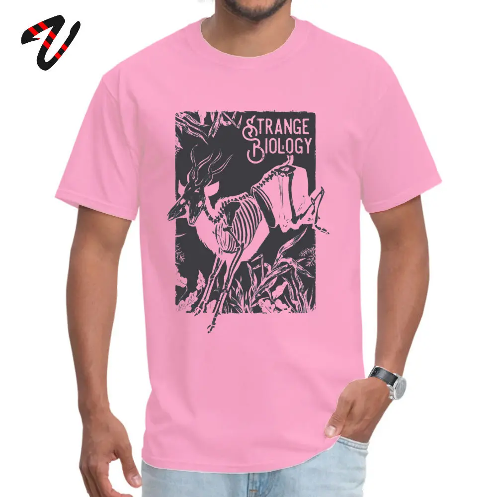 Необычная биология Антилопа Скелет Футболка Slim Fit SS дизайн Boku No Hero academic Ткань