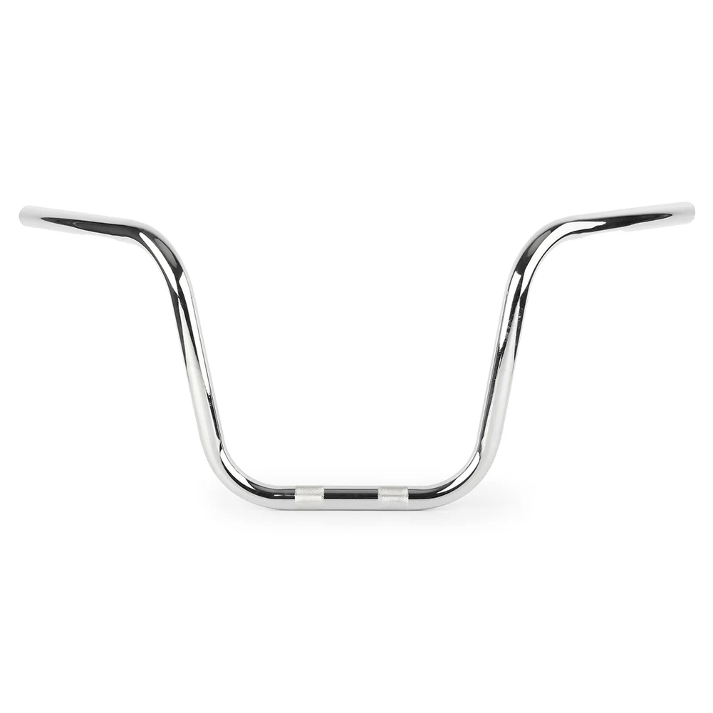 Chrome 1" мотоцикл мини Ape вешалка руль w/вмятины для Harley XL FL FLST FXST FXR мотоцикл ручка управления - Цвет: Chrome