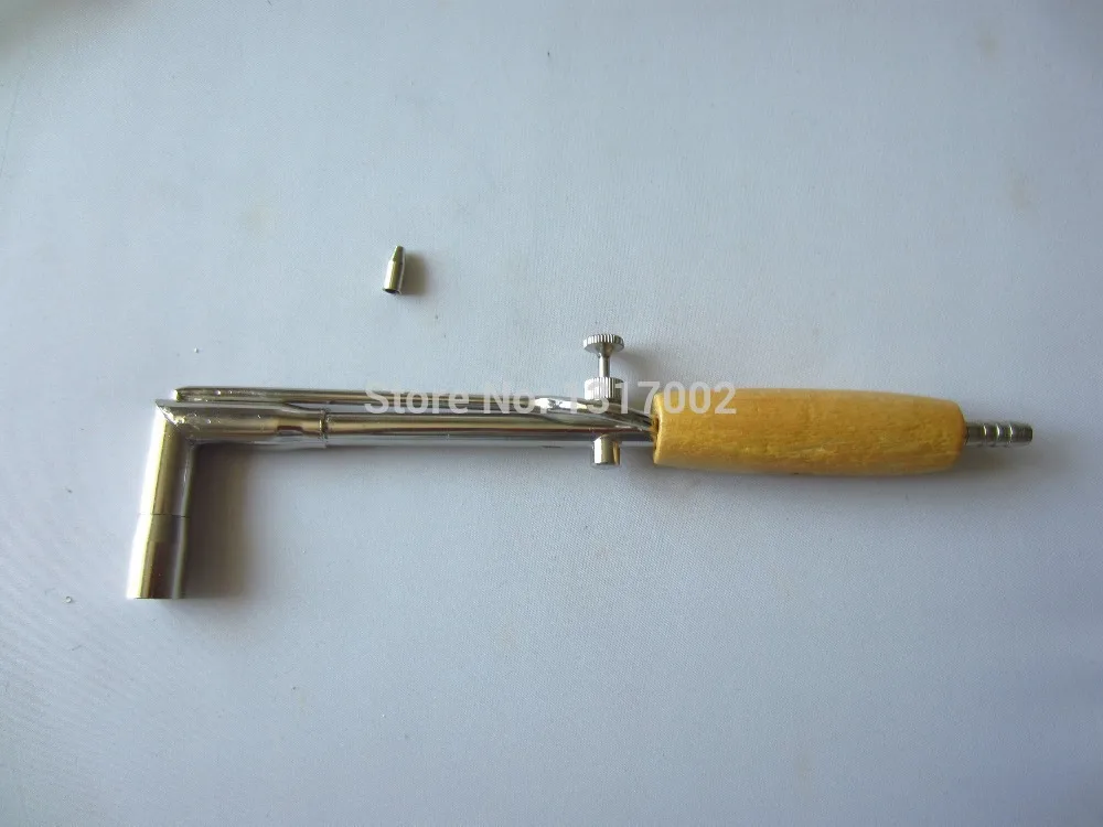 Газовая медная горелка 450 г золотого и серебряного цвета горящая труба с