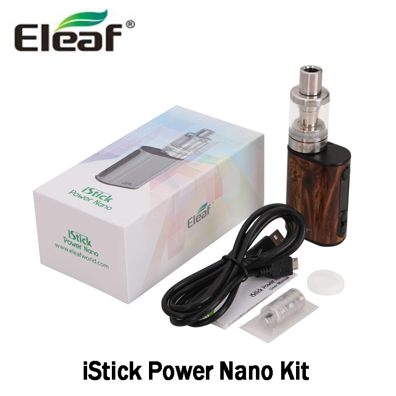 Оригинальный набор Eleaf iStick Power Nano с 2 мл MELO 3 Tank 40 Вт Battery и EC Coil Head Electronic Vape|Системы
