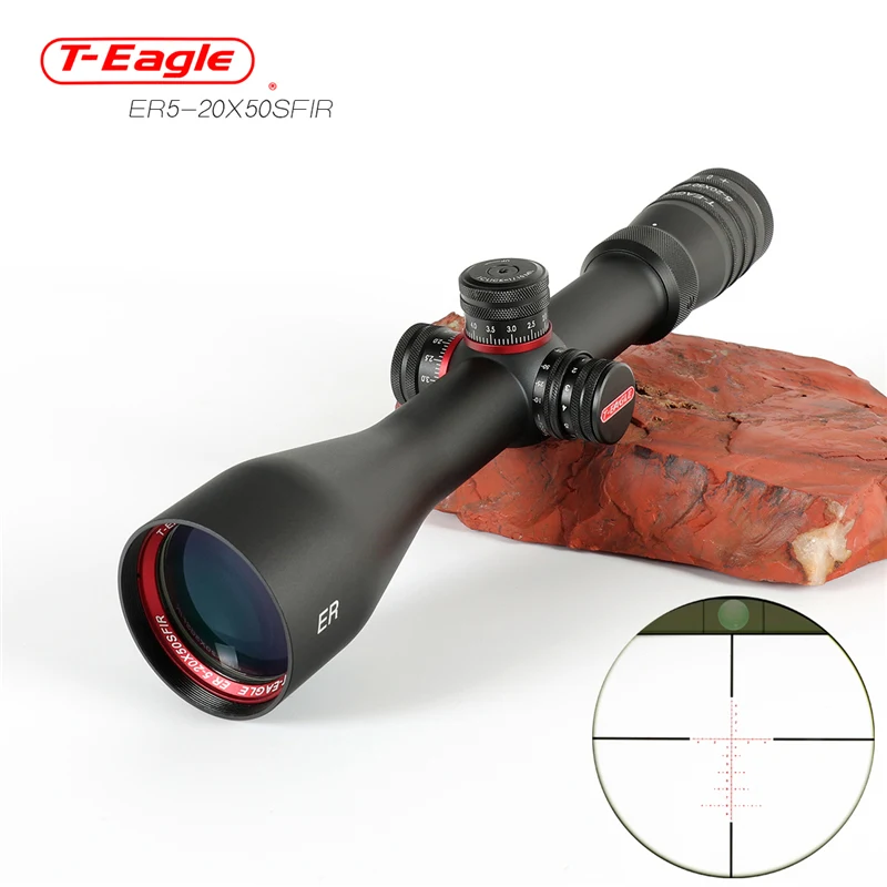 Тактический прицел Teagle ER 5 20 × 50 SFIR боковой Регулируемый охотничий оптический с