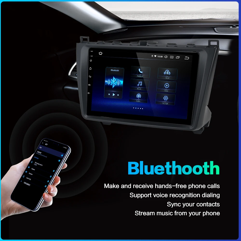 Dasaita " ips сенсорный экран стерео gps Android 9,0 для Mazda 6 2008 2009 2010 2011 навигация Bluetooth TDA7850 4 Гб ram MAX6