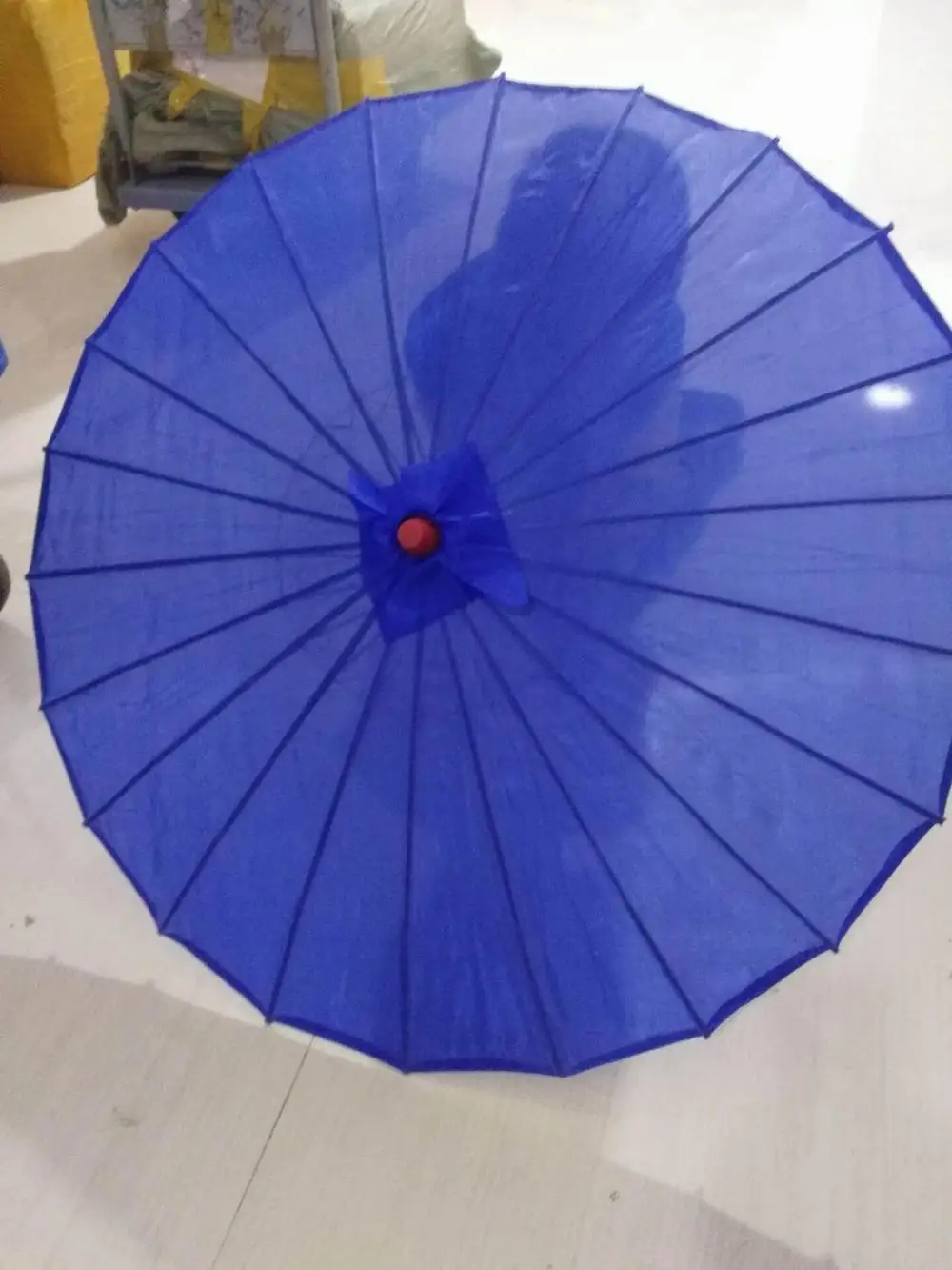 Navy blue Китайский цветной тканевый зонтик, белый розовый зонтик, китайский традиционный танцевальный цветной зонтик, японский Шелковый реквизит - Цвет: Navy blue