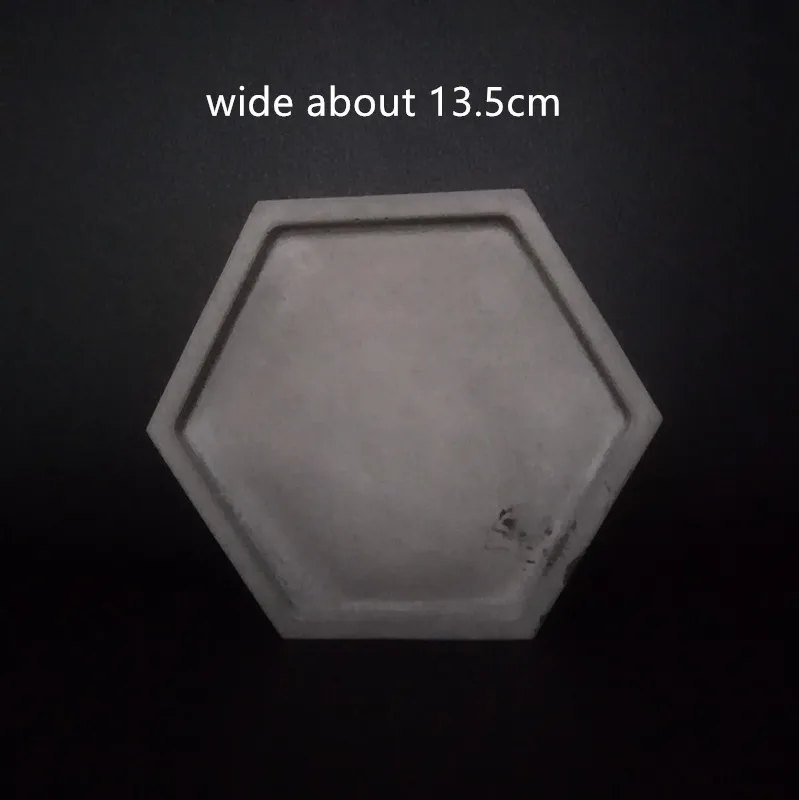 Серый 3D бетонный горшок кактус цемент силиконовая форма DIY Глина Ремесло цветочный горшок плесень Силиконовая керамическая штукатурка ваза плесень - Цвет: Серый