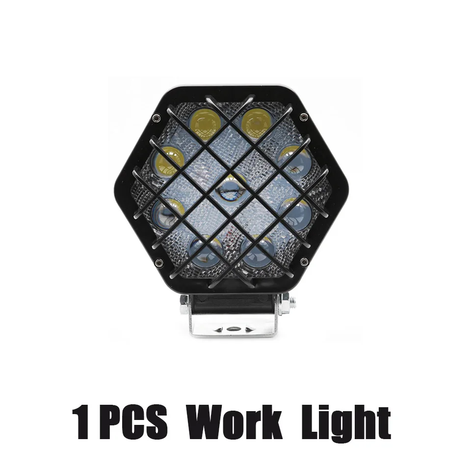 1pcs Work Light Светодиодный рабочий свет бар 27 Вт Рабочий свет комбинированный прожектор точечные лучи 4x4 внедорожный передний бампер потолок противотуманная фара Свет дальнего света - Цвет: 1pcs Work Light