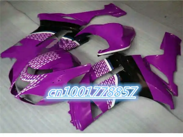 

100%Colors Bodywork For NINJA ZX-636 ZX-6R 07-08 600 Purple black ZX 636 ZX 6R 2007 2008 ZX636 ZX6R 07 08 Fairing kit