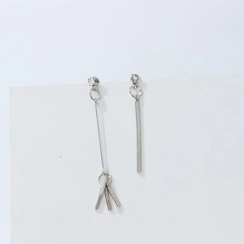 Асимметричные серьги высокого качества с кисточками корейские модели звезд