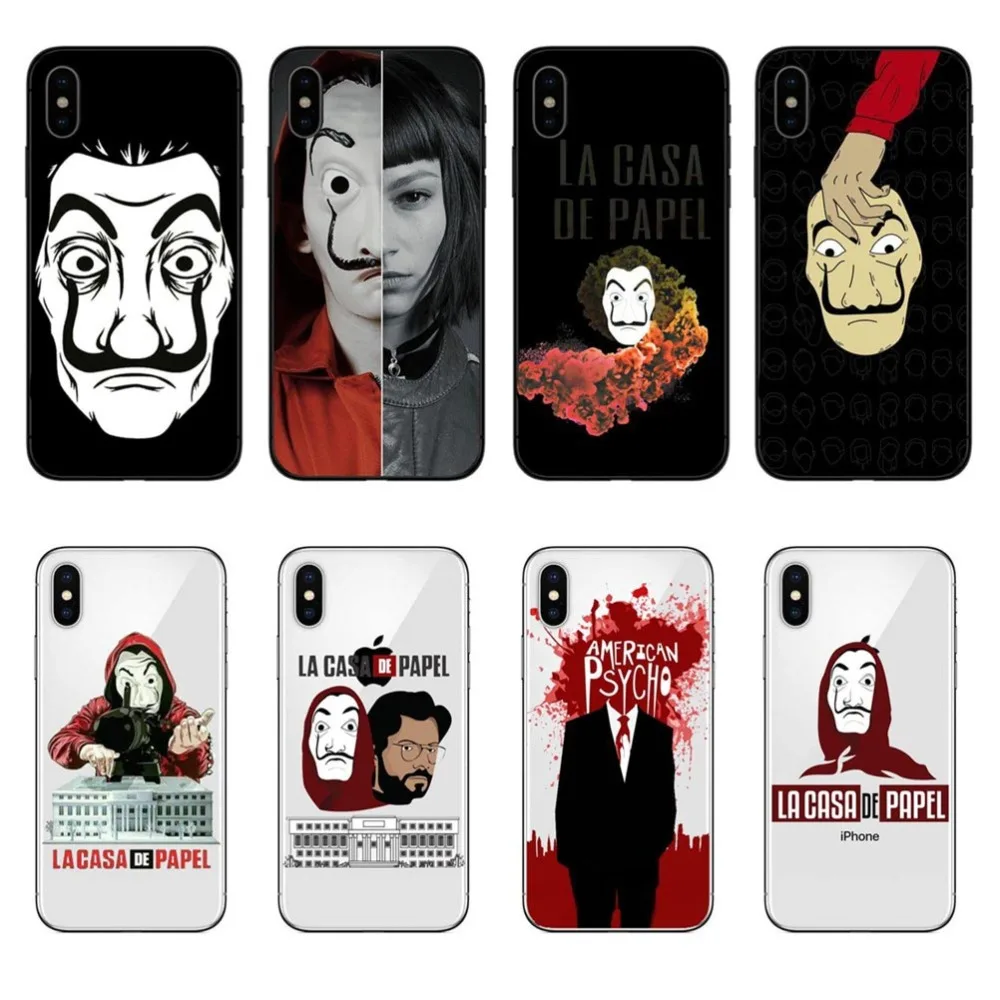 Чехол для телефона La Casa De Papel Money Heist мягкий силиконовый чехол из ТПУ Apple iPhone 5 5S SE 6 6S