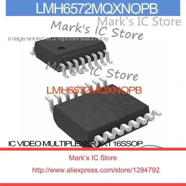 LMH6572MQXNOPB IC видео мультиплексор 2X1 16SSOP LMH6572MQXNO 6572 LMH6572MQ 6572M lmh65772 6572MQ | Интегральные