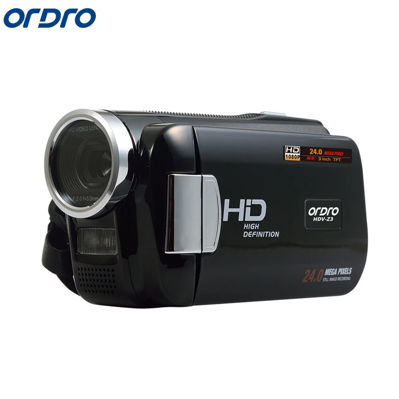 Ordro Portable Digital Video Camera HDV-Z3 1080P FHD 24.0MP 16X Zoom Camcorder with 3.0 Inches LCD Screen HDMI Output |
