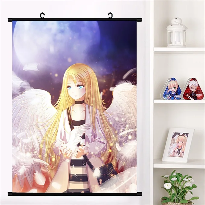 E Аниме Satsuriku no Tenshi Angels Of Death Ray Zack настенные свитки плакат Настенные подвесные плакаты коллекция домашнего декора - Цвет: E