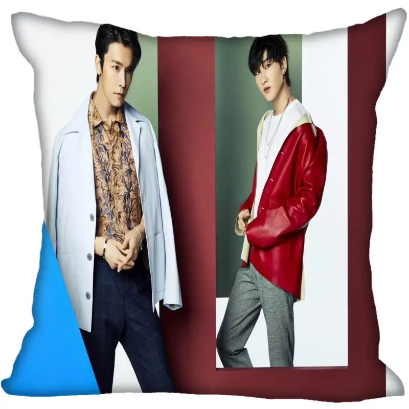 7 Корея-поп Super Junior печать квадратный шелк атласные наволочки 35x35 см, 40x40 см одна сторона напечатано настроить ваш образ подарок - Цвет: 7