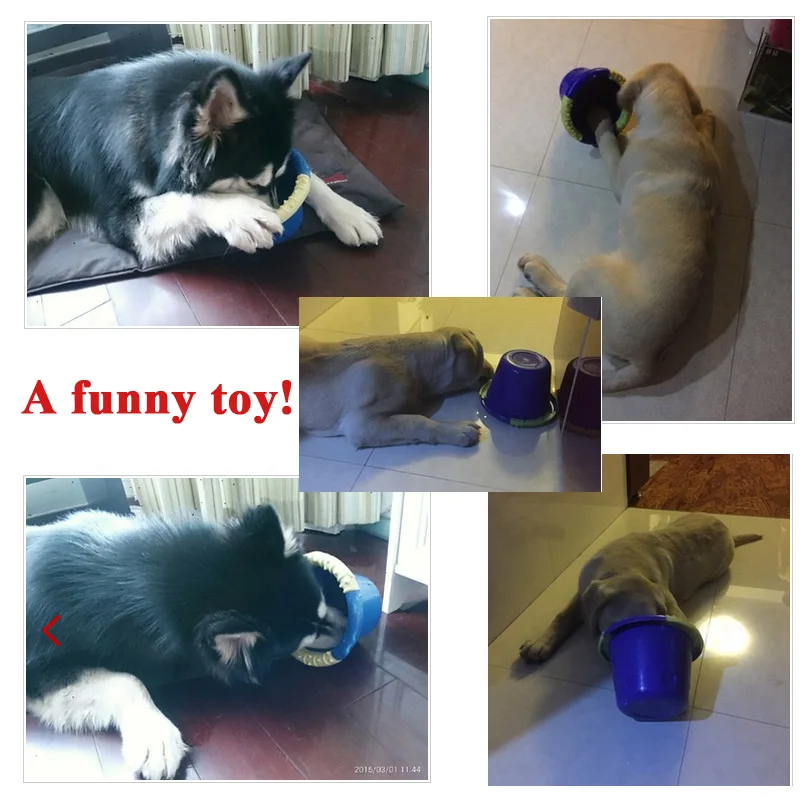 CAITEC Dog Toys игрушки для кормления занятое ведро лучше всего подходит крупных и