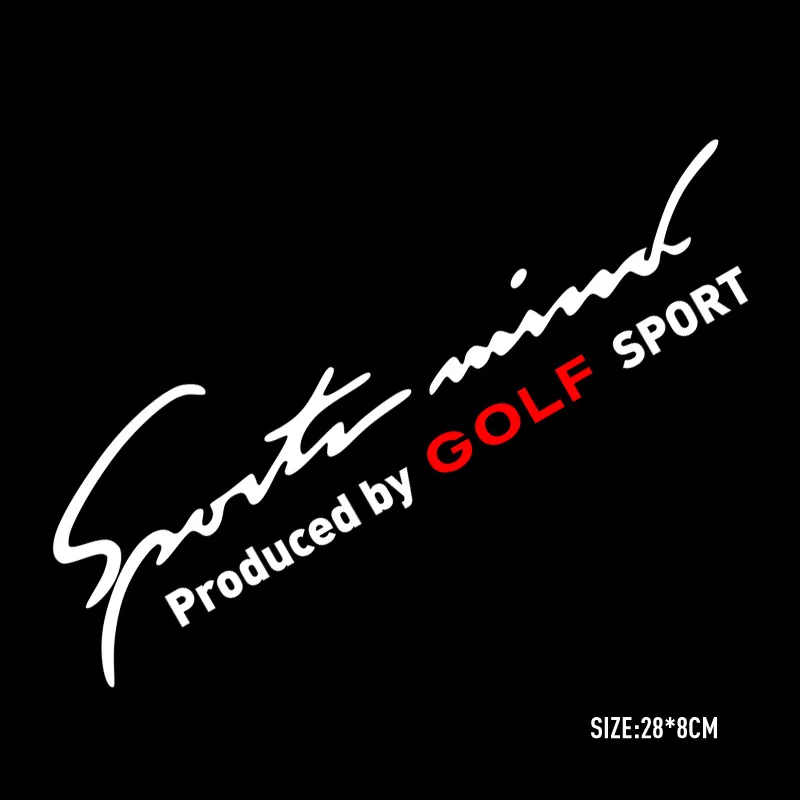 Автомобильная наклейка CARLOB модная Спортивная произведенная Golf Sports