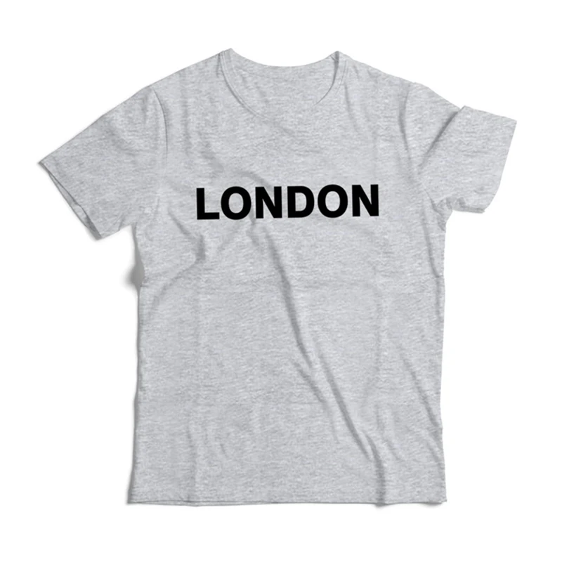 Мужская одежда мужская Тонкая футболка в лондонском стиле для мальчиков