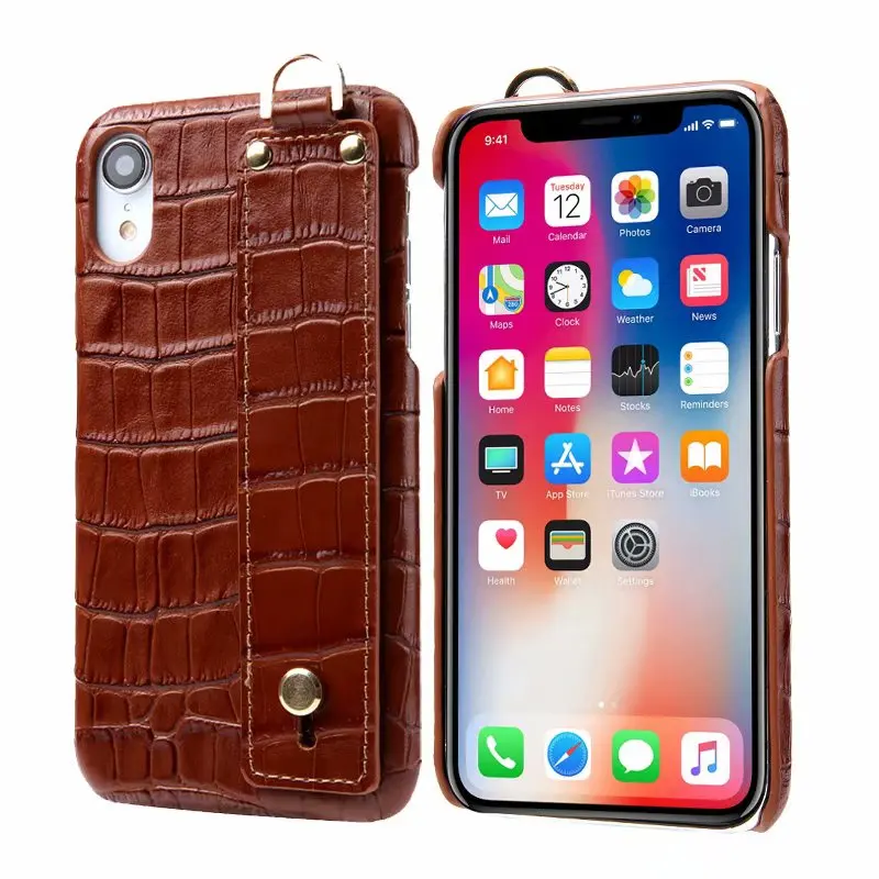 Роскошный чехол из натуральной крокодиловой кожи с узором для iPhone 6 6S 7 8 Plus