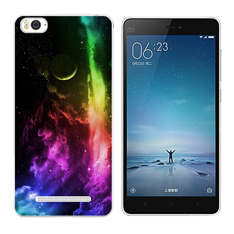 Мягкий чехол из ТПУ Для Xiaomi Mi4c Mi 4c мягкие силиконовые чехлы для телефона с принтом