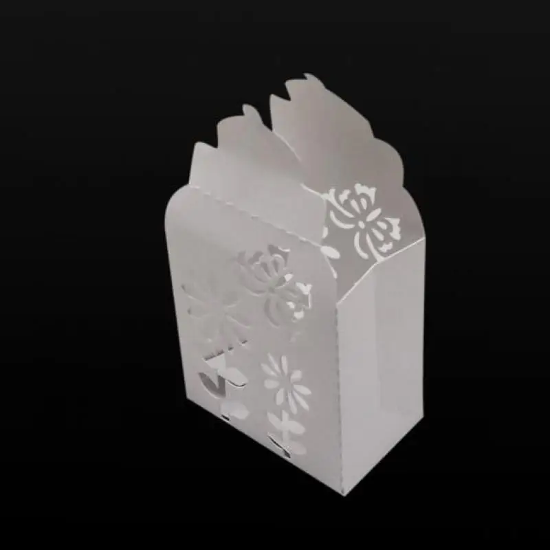 Бутылочку для кормления Лазерная Резка Конфеты Подарочные Коробки Свадьба Favour 60