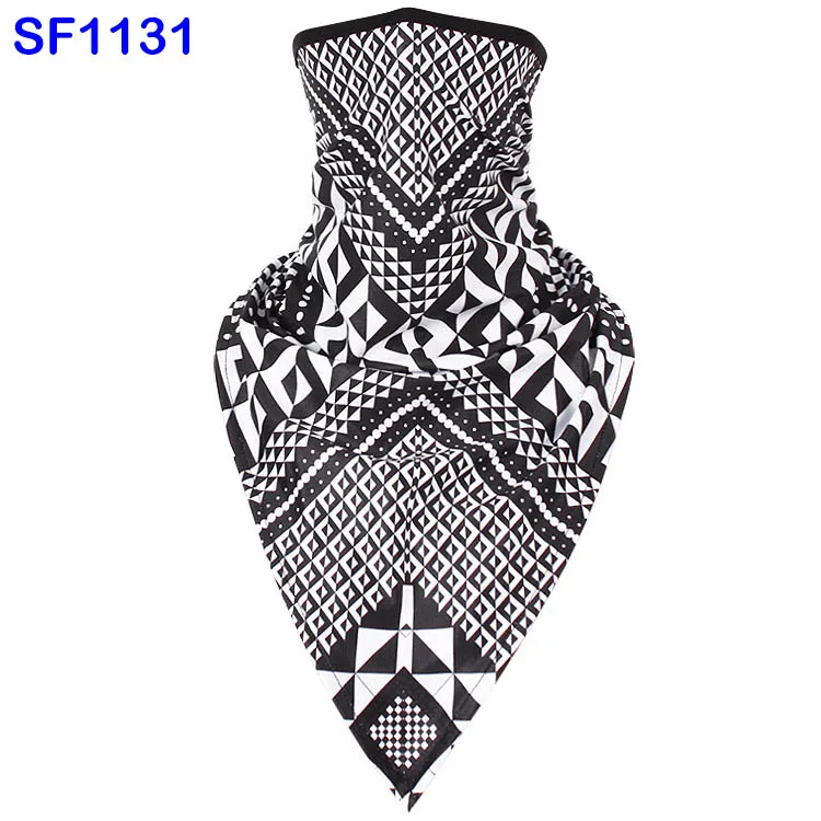 SF1131 WildSurfer треугольник шарф Печать езда половина маска для лица для велосипеда ветрозащитные Балаклавы дышащие банданы сноуборд шарфы FJ41 - Цвет: SF1131