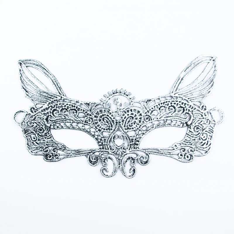 Женская маска для карнавала Хэллоуина выпускного вечера Маскарадная из кружева