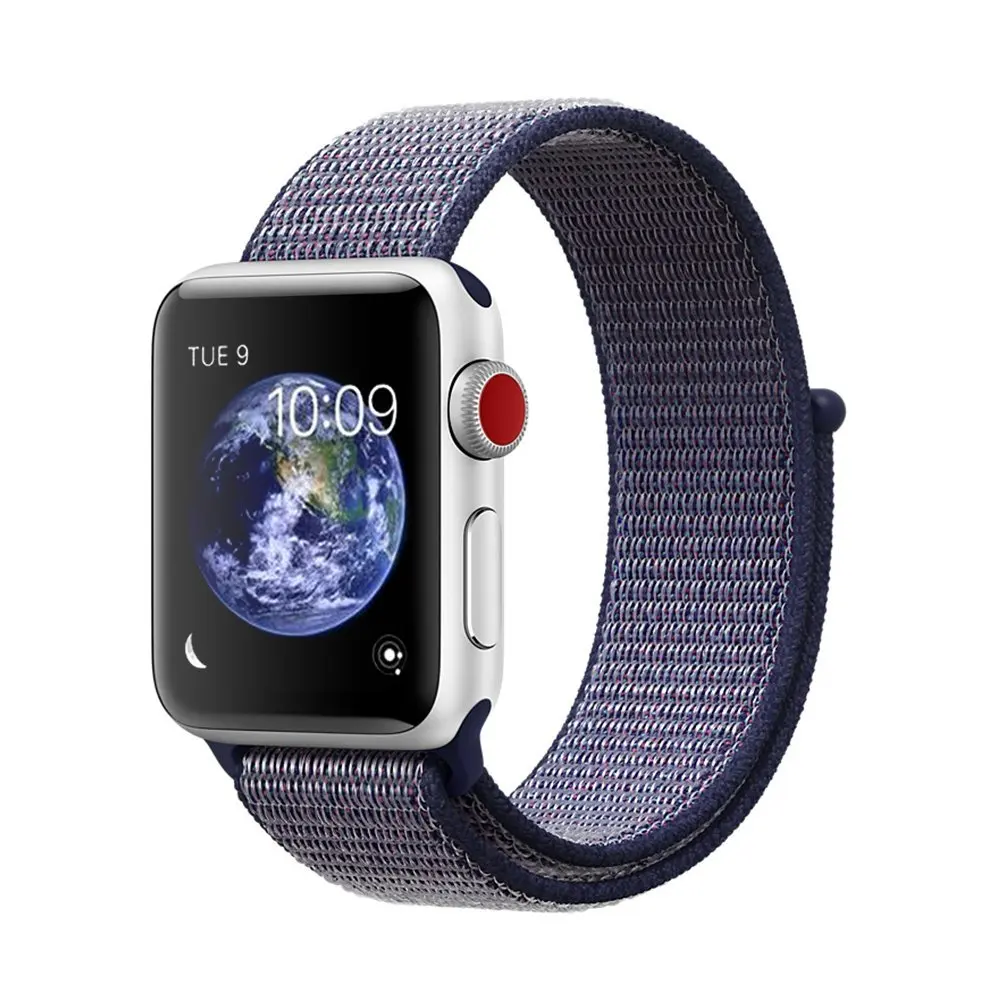 Ремешок для часов Apple Watch Series 1/2/3/4 легкий мягкий дышащий плетеный 40/44/38/42 мм новые