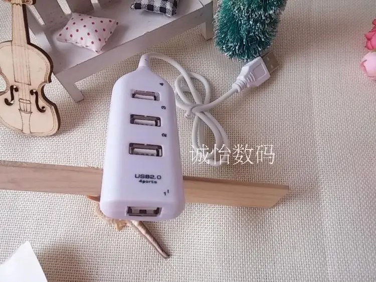1 шт. высокоскоростной USB 2 0 4 порта сплиттер концентратор адаптер для ПК ноутбука