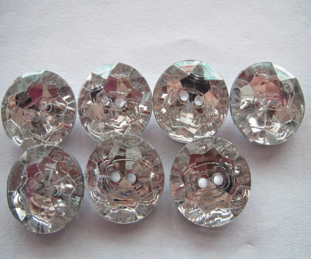 Бесплатная доставка 18 мм Стразы акриловая кнопка белый цвет кристалл банный