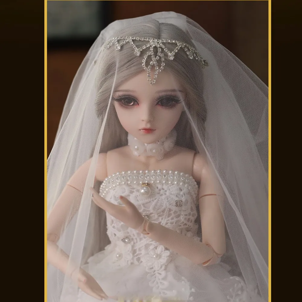 Детские куклы BJD одежда с париками обувь для макияжа силикон 1/3 100% ручная работа