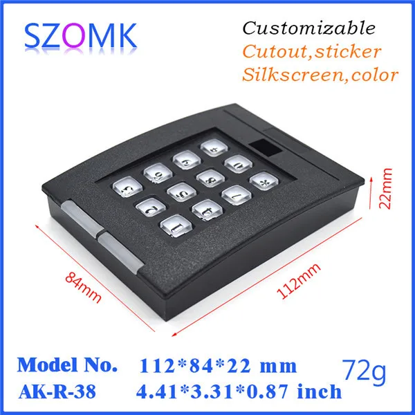 

Diy Распределительная коробка корпуса открытый блок управления (10 шт.) 112*84*22 мм szomk Новый пластиковый чехол Электрический корпус для печатной платы