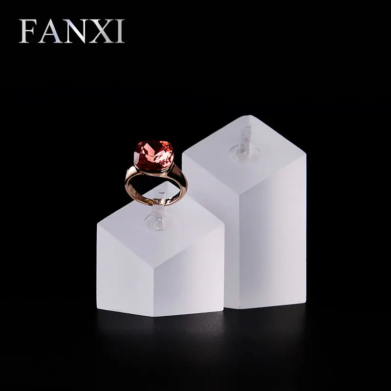 FANXI 2 компл./лот алмаз Форма кольцо серьги стенд выставки комплект наклона Опора