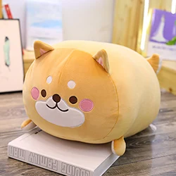 Brown shibu inu Мягкими Животные игрушка мягкая жирных Косплей Shiba «Лисья Секретная служба»(Inu единорог, Динозавр Печать Дети взрослых Ночная подушка для ног и Plushie 3 размера - Цвет: Brown shibu inu