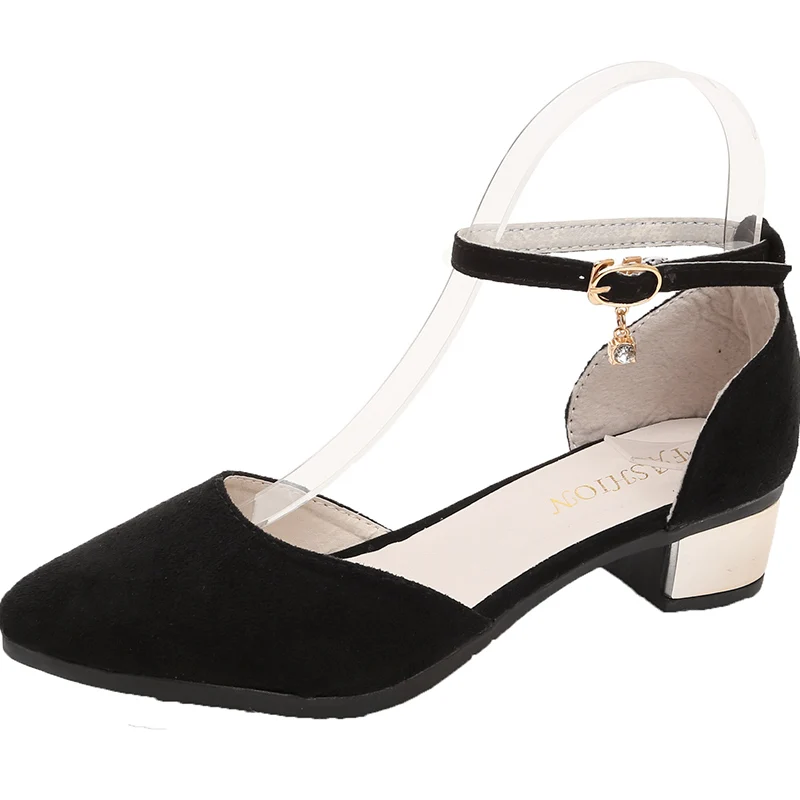 Женские босоножки на среднем каблуке в Корейском стиле универсальная