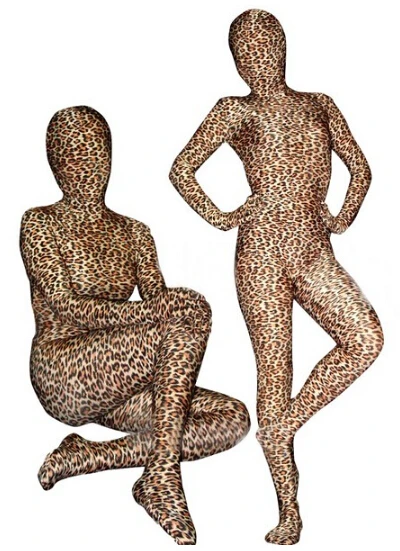 

(LP01) Leopard Spandex Tights Unisex Fetish Zentai Suits