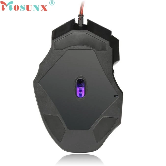 Mosunx Simplestone цветной светодиодный оптический Проводная игровая мышь 5500 DPI USB Мыши