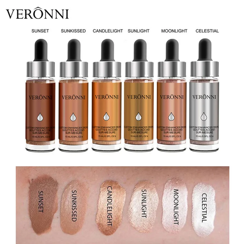 VERONNI Brightening Liquid Cosmetics Long-lasting Custom Enhancer Drops Face Makeup 6 shades available DHL Free | Красота и здоровье