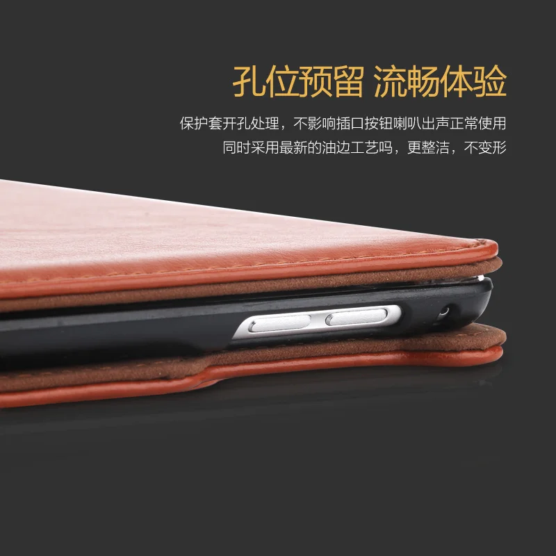 Чехол для iPad air2 A1566/A1567 Пояса из натуральной кожи откидная крышка Подставка Apple