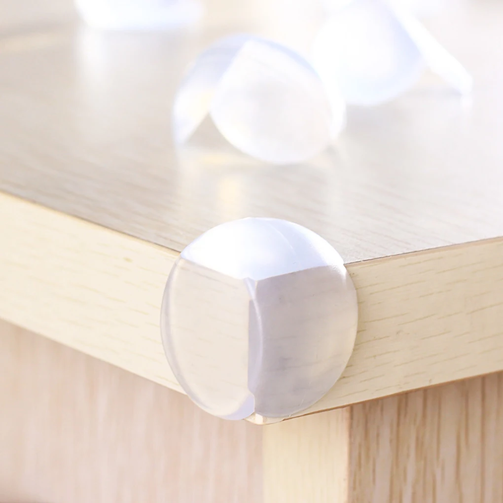 

12pcs PVC Soft Transparent Baby Children Kids Safe Bed Table Desk Corner Protection Cover Furniture Accessories Table Edging
