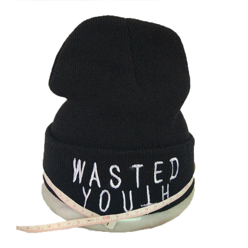 Лидер продаж письмо Wasted Youth шапочка Toca Для мужчин Осенне зимняя Дамская обувь