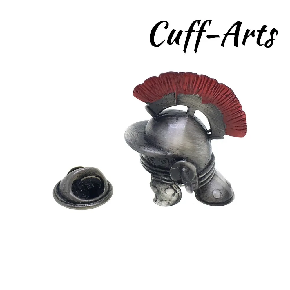 Значок для мужчин "Римский шлем" брошь гордости Hijab Pins Crystal Broche Pusheen by Cuffarts P10254.