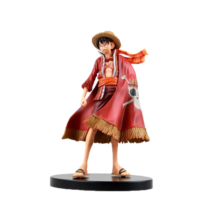 Аниме Chanycore цельные фигурки из ПВХ новый мир Луффи красный Вер 17 см|doll model|one pieceanime