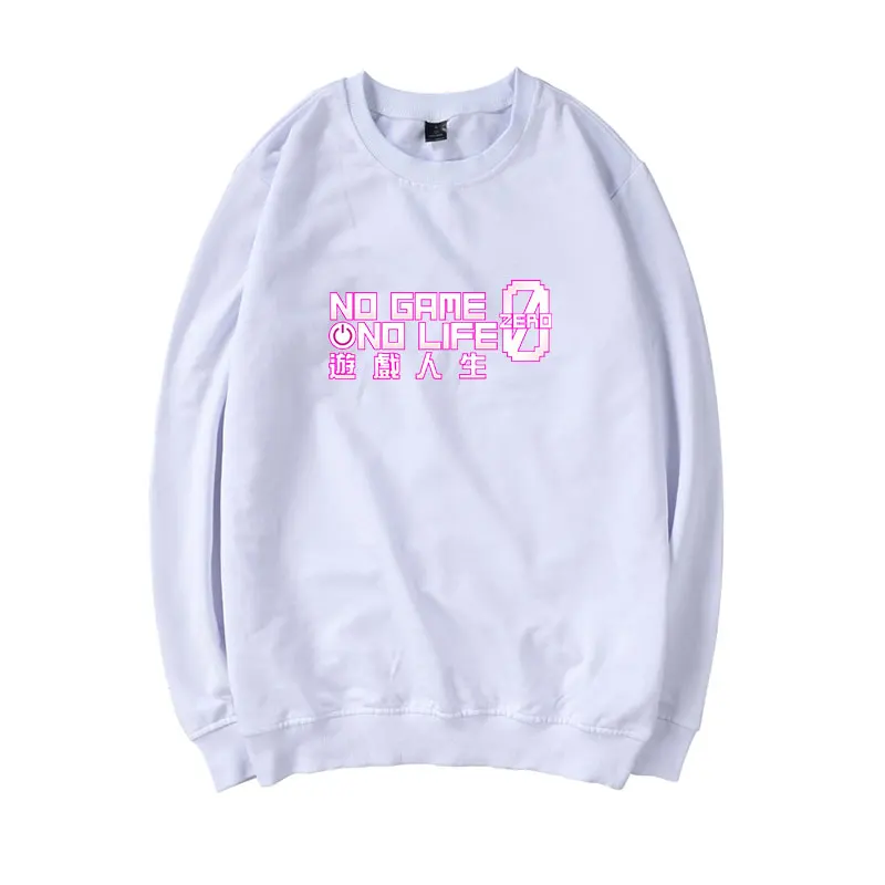 Нет игры-нет жизни Fuuny Мужская осенняя одежда Повседневное свитер с капюшоном |