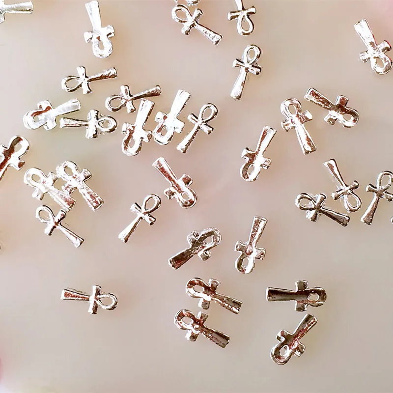 5 шт./упак. Япония Корея сплав для маникюра Art 3D цвета: золотистый серебристый