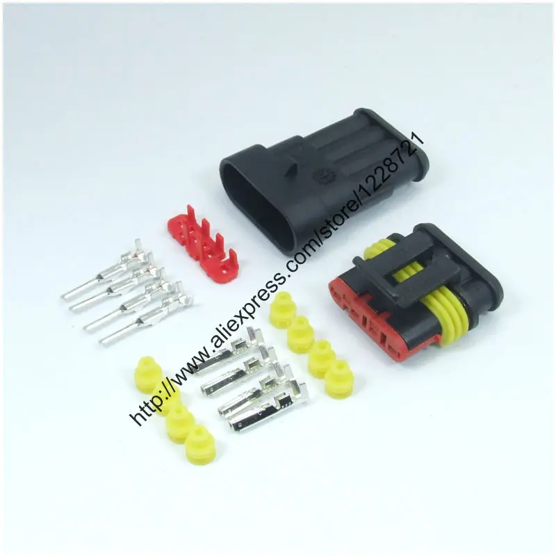 10kit 282088 1 282106 IP67 4 контактный супер герметичный водонепроницаемый Электрический